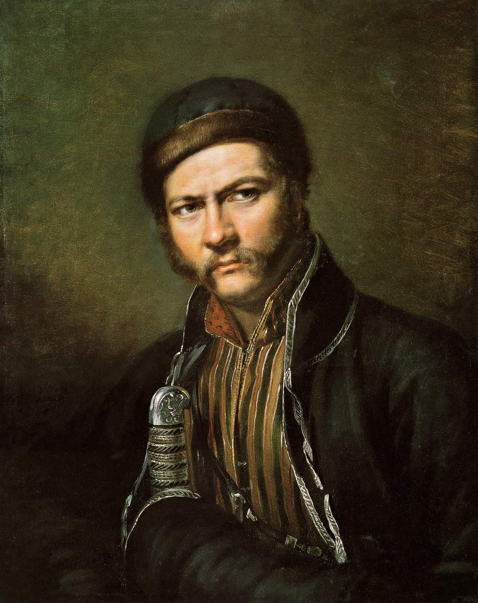Портрет А. О. Орловского, Carl Christian Philipp Reichel, 1815