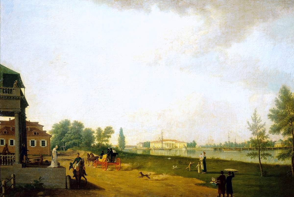 Вид на Каменноостровский дворец, Patersen Benyamin, 1804