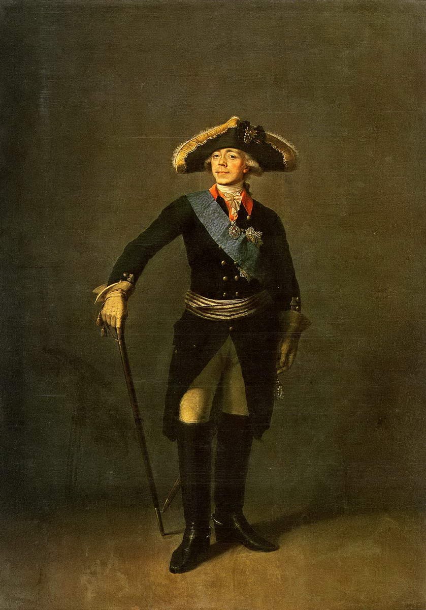 Портрет императора Павла I, Stepan Shchukin, 1797