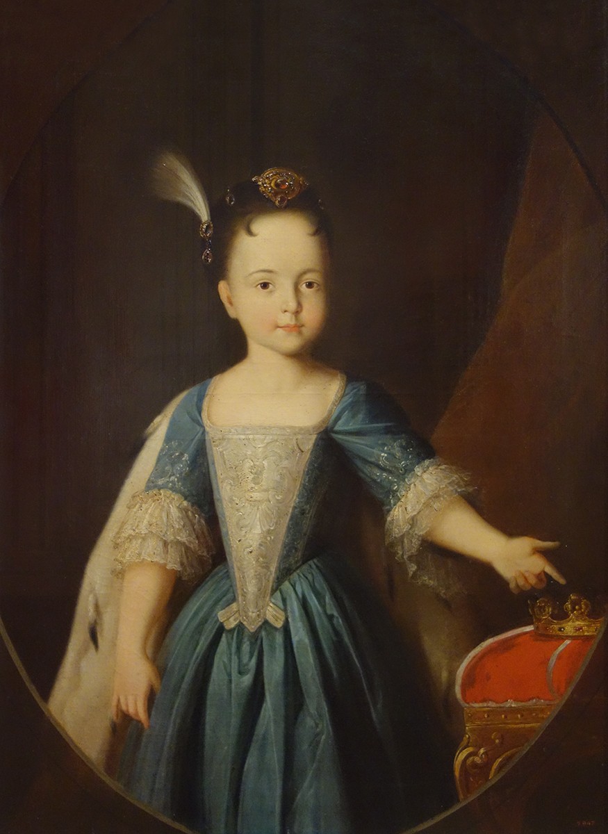 Портрет царевны Натальи Петровны, дочери Петра I, Vasili Bovin, between 1845 and 1847