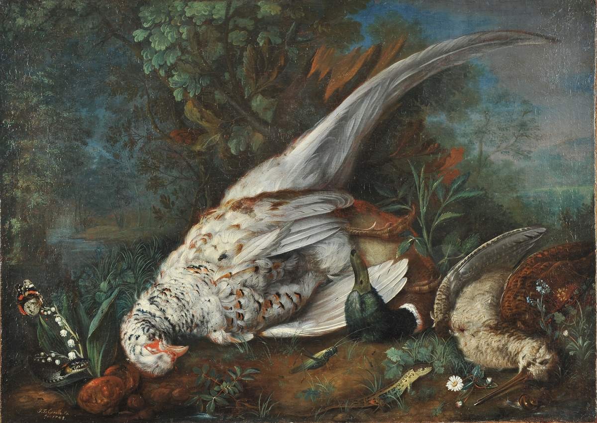 Битая дичь, Groot Iogann Fridrikh, 1743