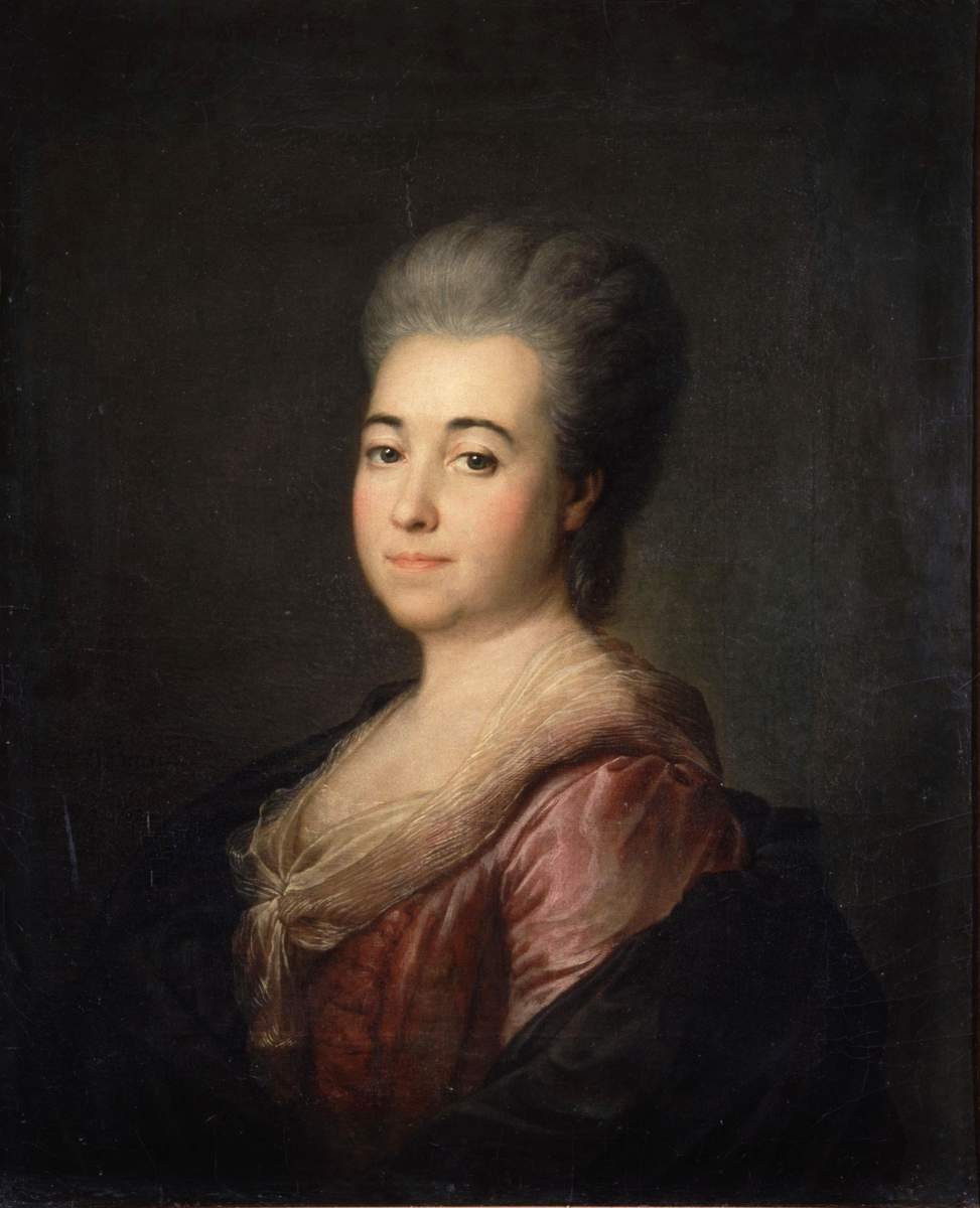 Портрет неизвестной в малиновом платье, Dmitry Levitzky, 1774