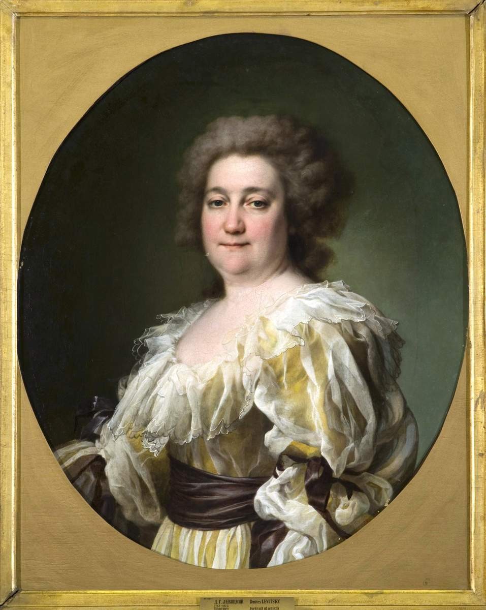 Портрет Настасьи Яковлевны Левицкой, жены художника, Dmitry Levitzky, 1780s