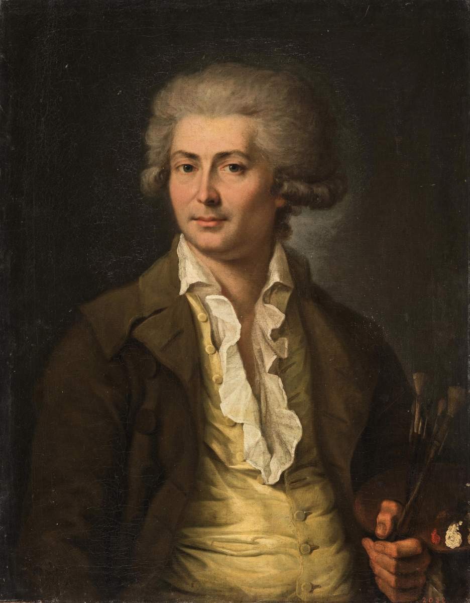 Автопортрет, Semyon Shchedrin, 1780s