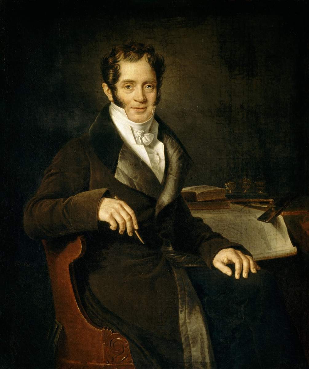 Портрет архитектора К. И. Росси (1775–1849), Benoît Charles Mitoire, before 1812