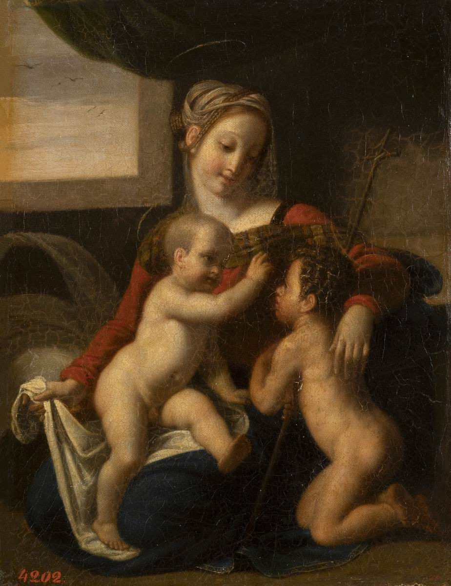 Мадонна с Христом и Иоанном, Aleksey Yegorov, 1813