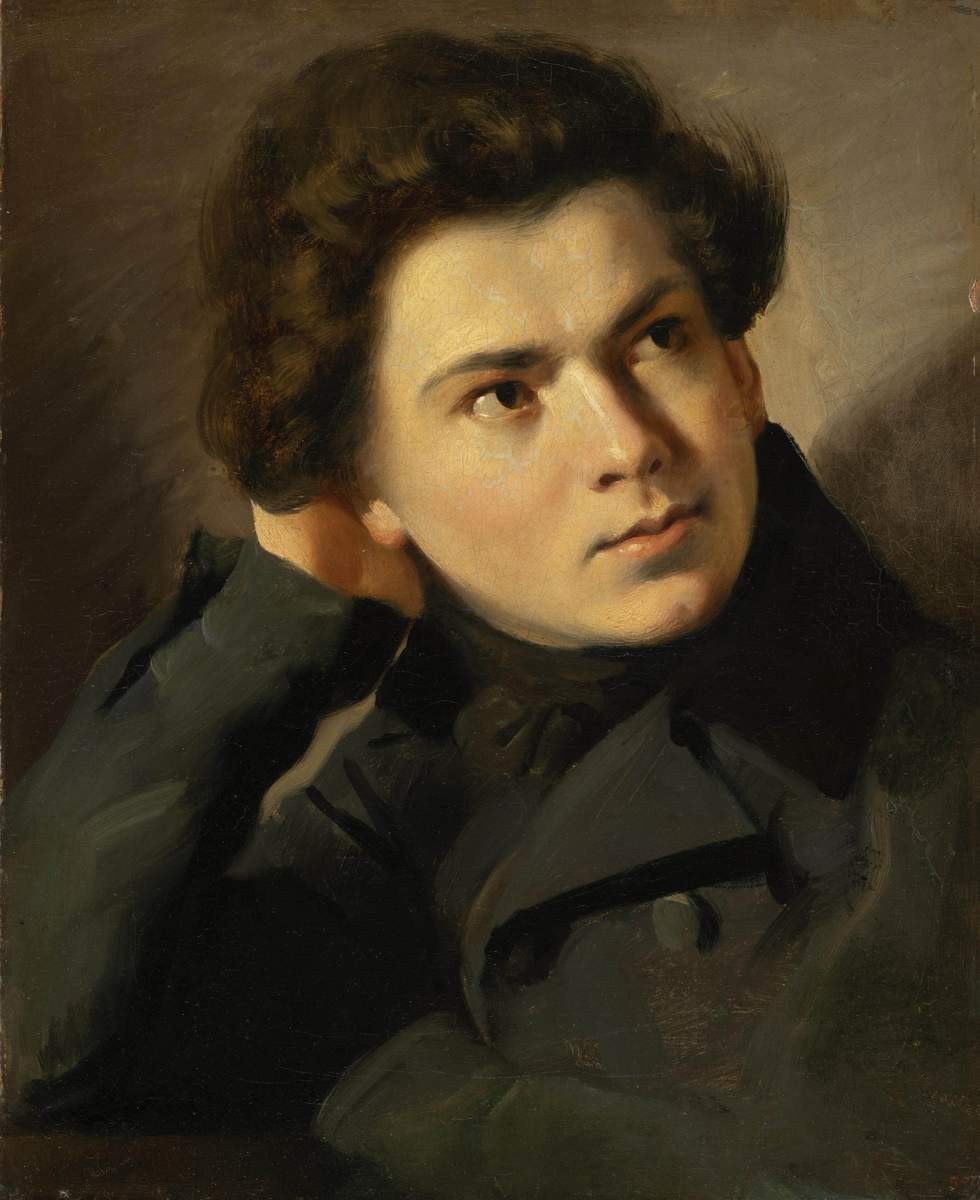 Портрет молодого человека, Karl Bryullov, 1820s