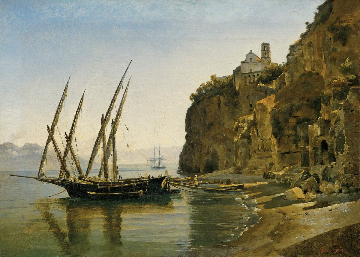Вид Вико между Кастелламаре и Сорренто, Sylvester Shchedrin, late 1820s (1829?)