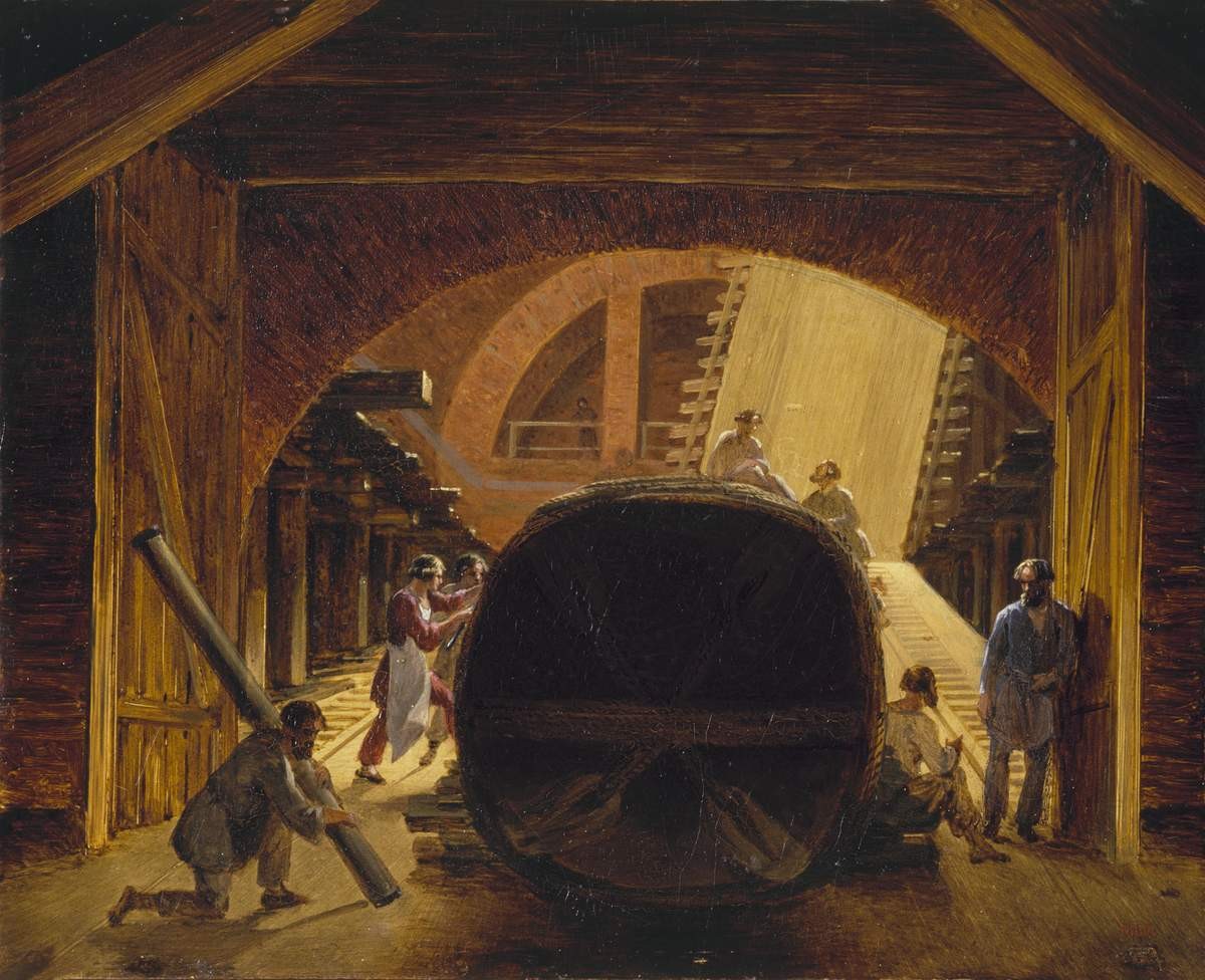 Постройка Исаакиевского собора, Maxim Vorobiev, 1837–1838