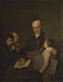 Портрет К. И. Головачевского с тремя воспитанниками Академии художеств