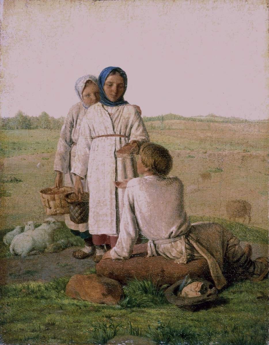 Крестьянские дети в поле, Alexey Venetsianov, 1820s