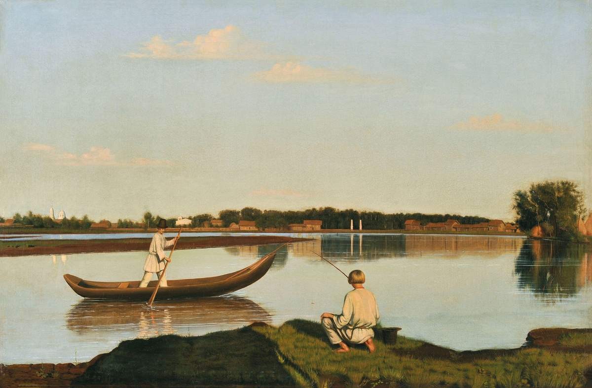 Рыбаки, Grigory Soroka, second half of the 1840s