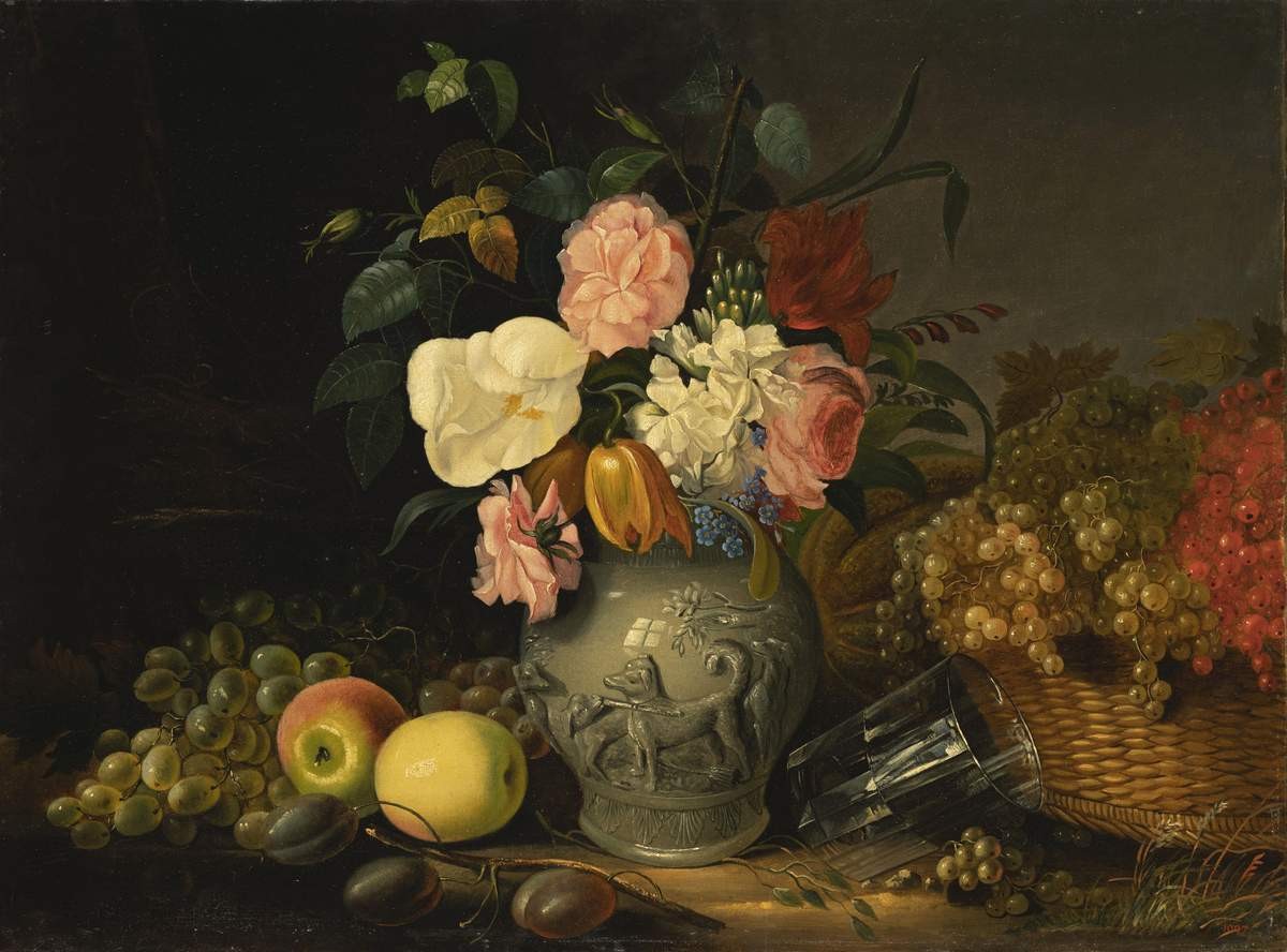 Цветы и фрукты, Ivan Khrutsky, c. 1839