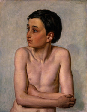 The Half-Figure of a Naked Boy with Dark Hair (In the Turn of the Shivering Boy)