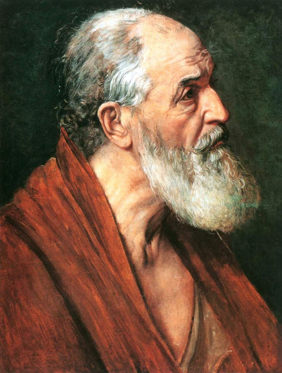 Полуфигура апостола Андрея, Alexander Ivanov, 1833-1857