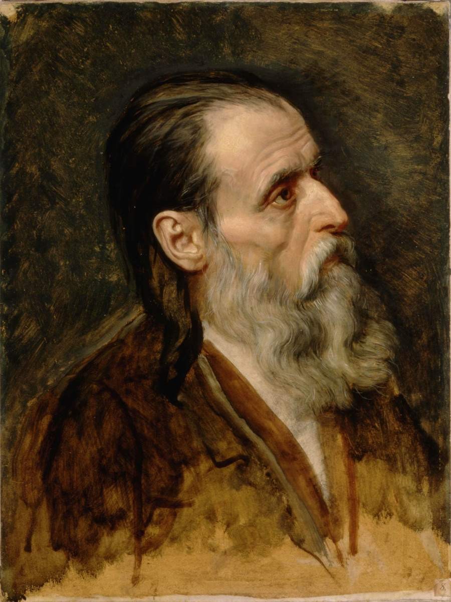 Голова апостола Андрея, Alexander Ivanov, 1833-1857