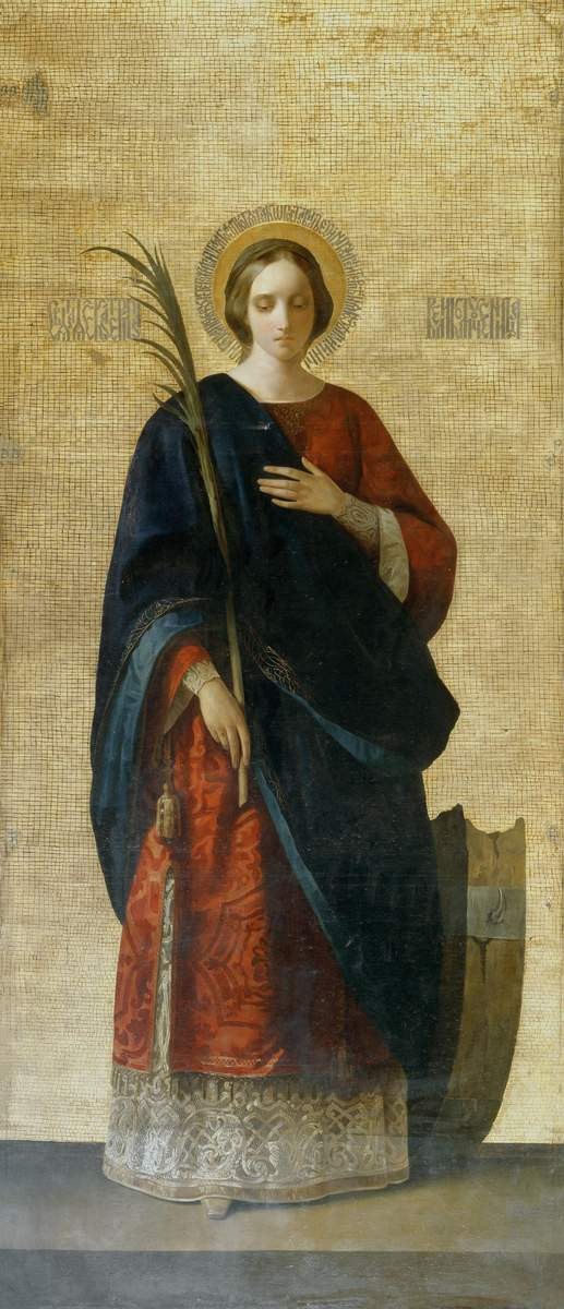 Святая Екатерина, Carl Timoleon von Neff, 1847