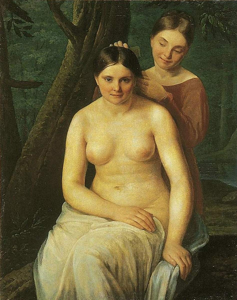 Купальщица, Alexey Venetsianov, early 1830s