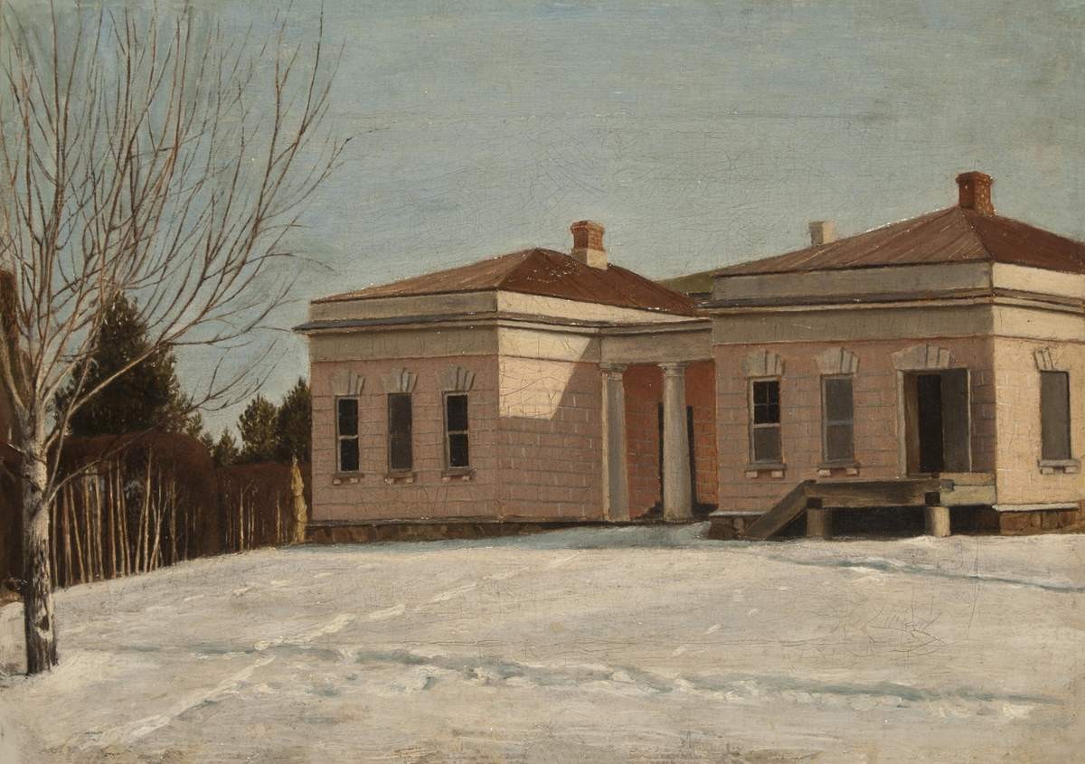 Флигель в Островках, имении Н. П. Милюкова, Grigory Soroka, first half of the 1840s