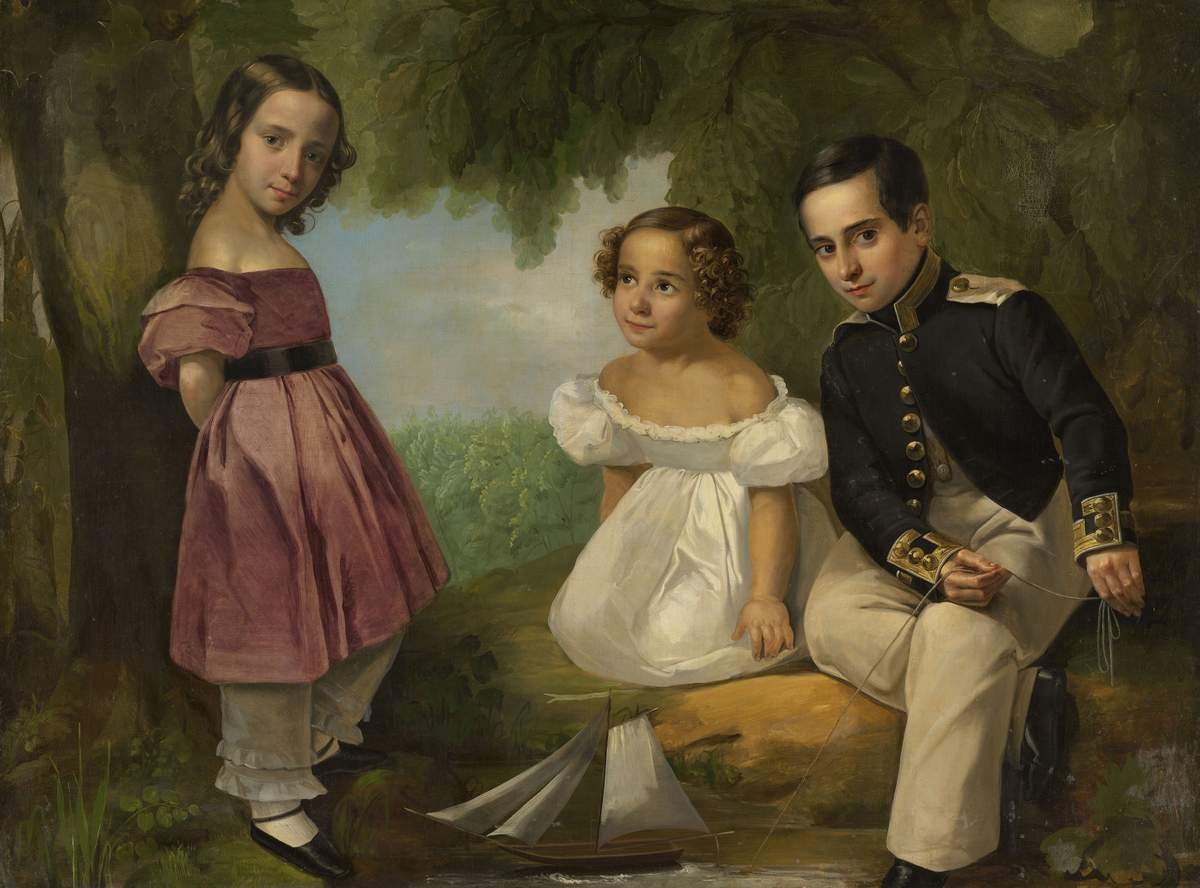 Портрет детей, 1830s