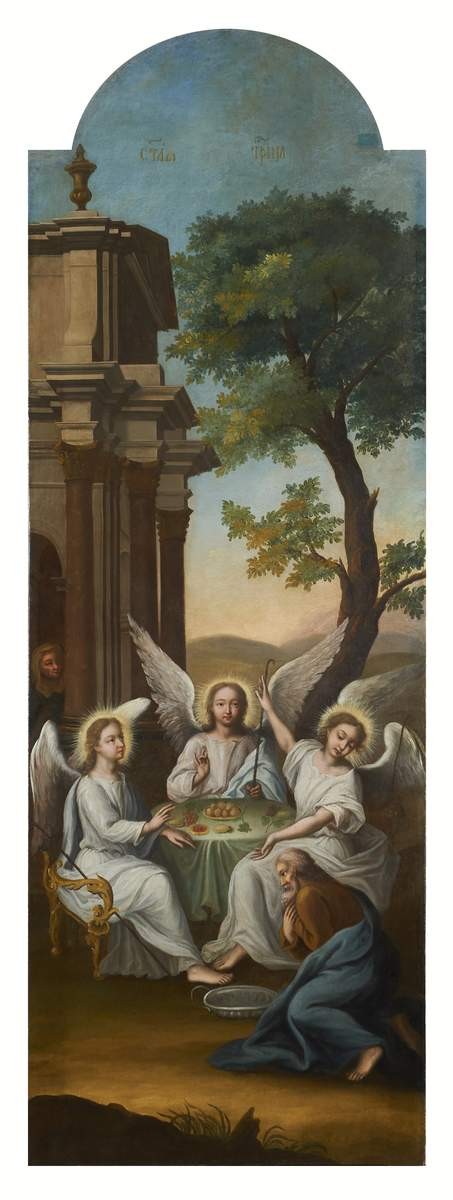 Троица ветхозаветная, Ivan Vishnyakov, 1755 - 1756
