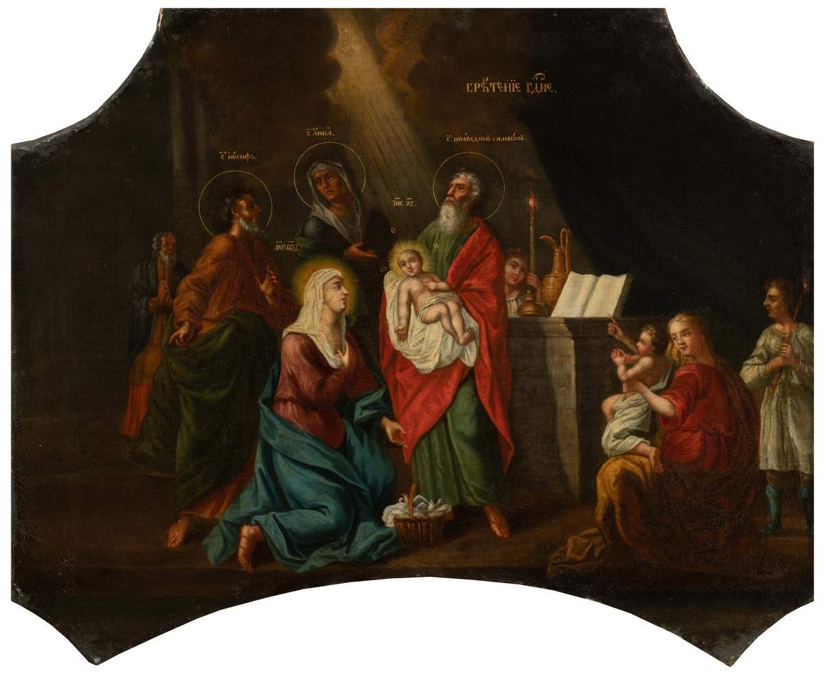 Сретение, Ivan Vishnyakov, 1755–1756