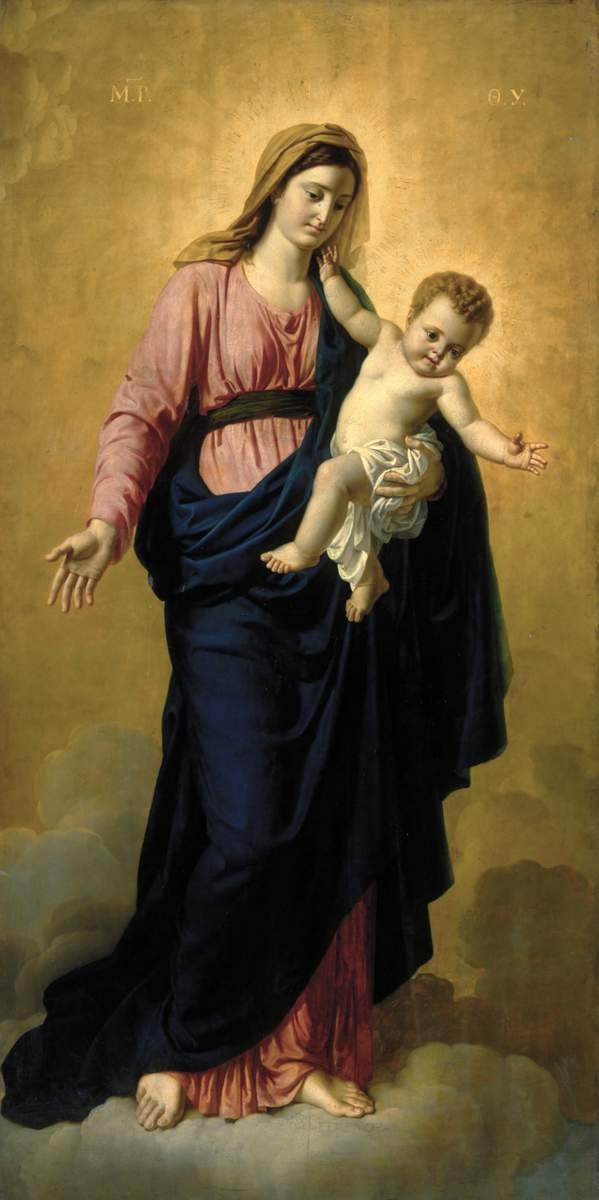 Богоматерь с Младенцем, Orest Kiprensky, 1806–1809