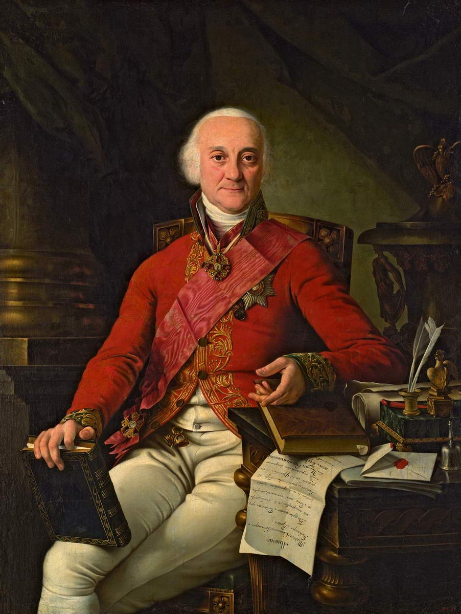 Портрет П. С. Рунича, Nikolay Argunov, 1817