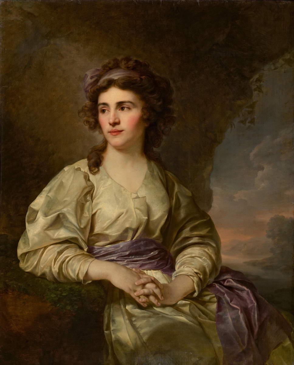 Портрет графини Е. С. Самойловой, Anton Graff, 1790s