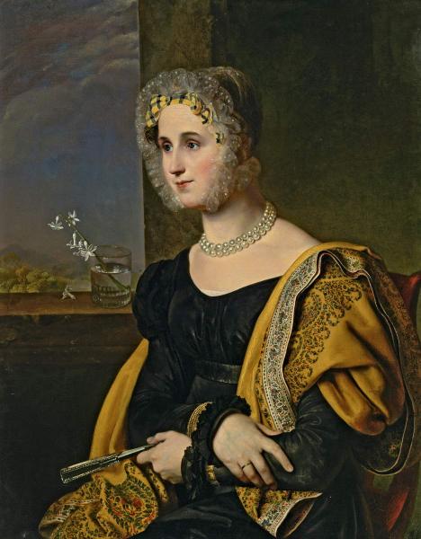 Кипренский О. А..Портрет Е. С. Авдулиной. 1822–1823