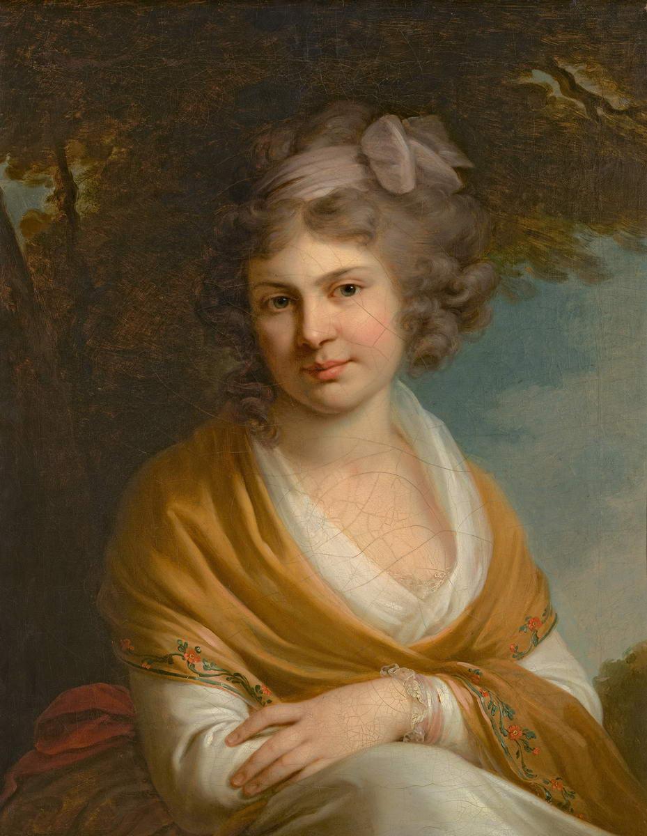 Портрет Н. А. Суворовой., Johann Baptist von Lampi the Elder, 1795