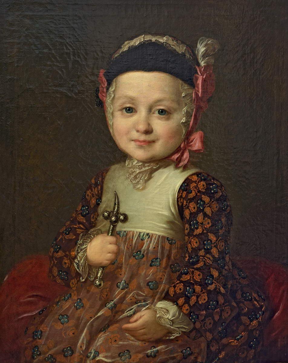 Портрет А. Г. Бобринского в детстве, Fyodor Rokotov, mid-1760s