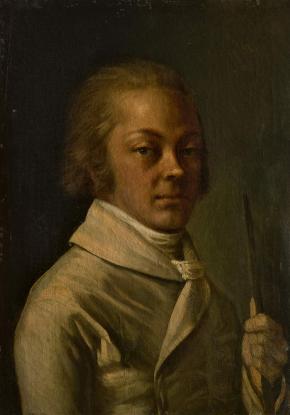 Portrait of Count Fyodor Rostopchin with a Billiard Cue in his Hand