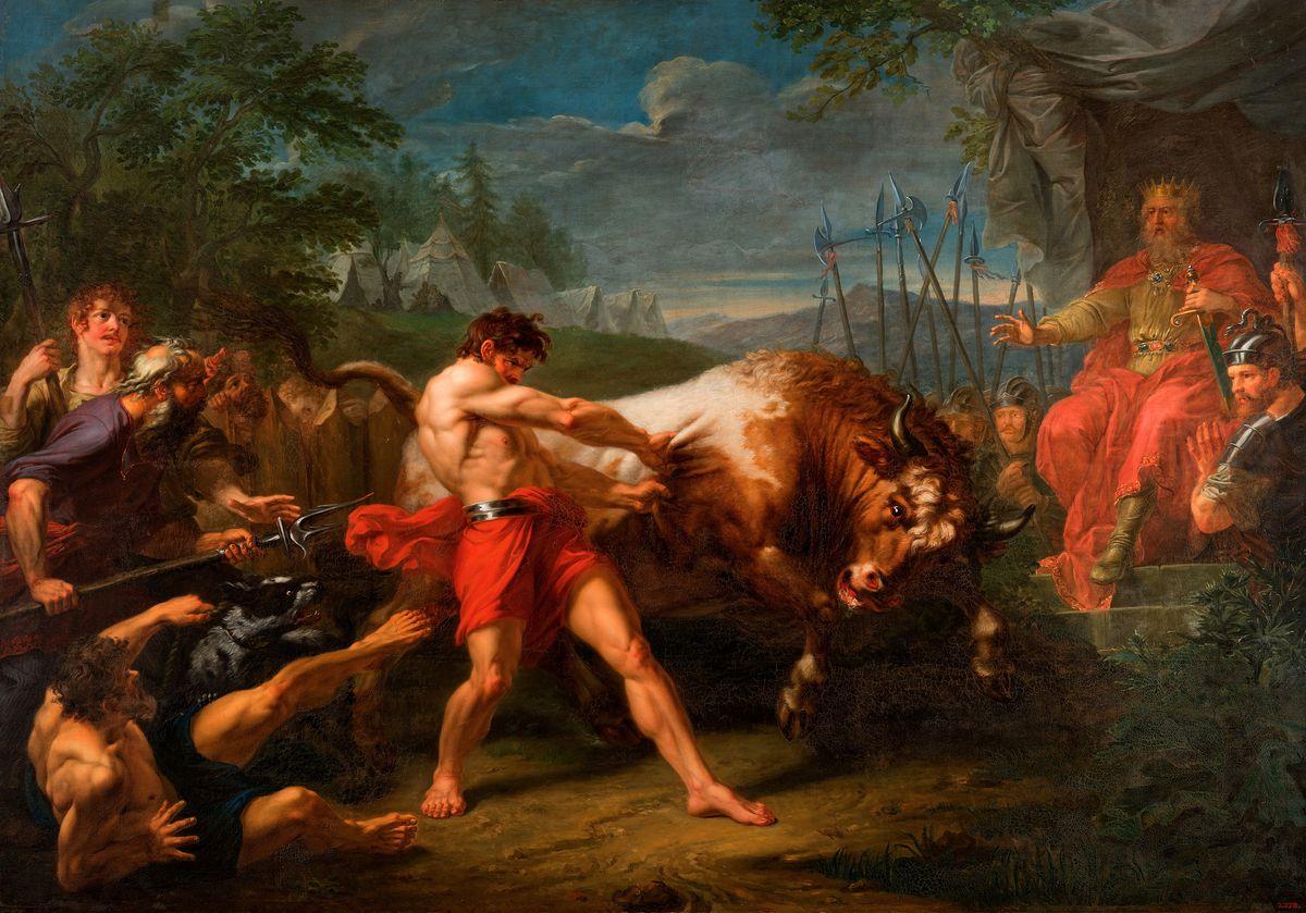 Испытание силы Яна Усмаря, Grigory Ugryumov, 1796 (1797?)