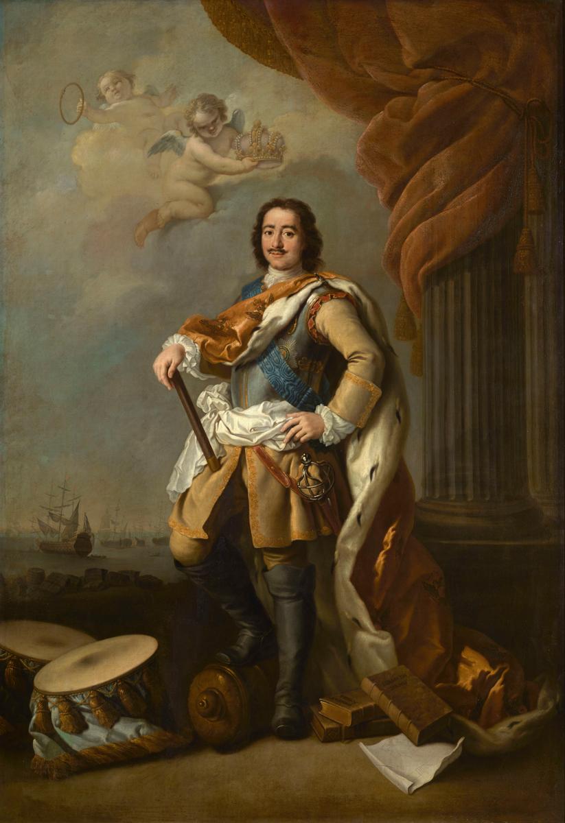 Портрет Петра I, Petr Drozhdin, 1795