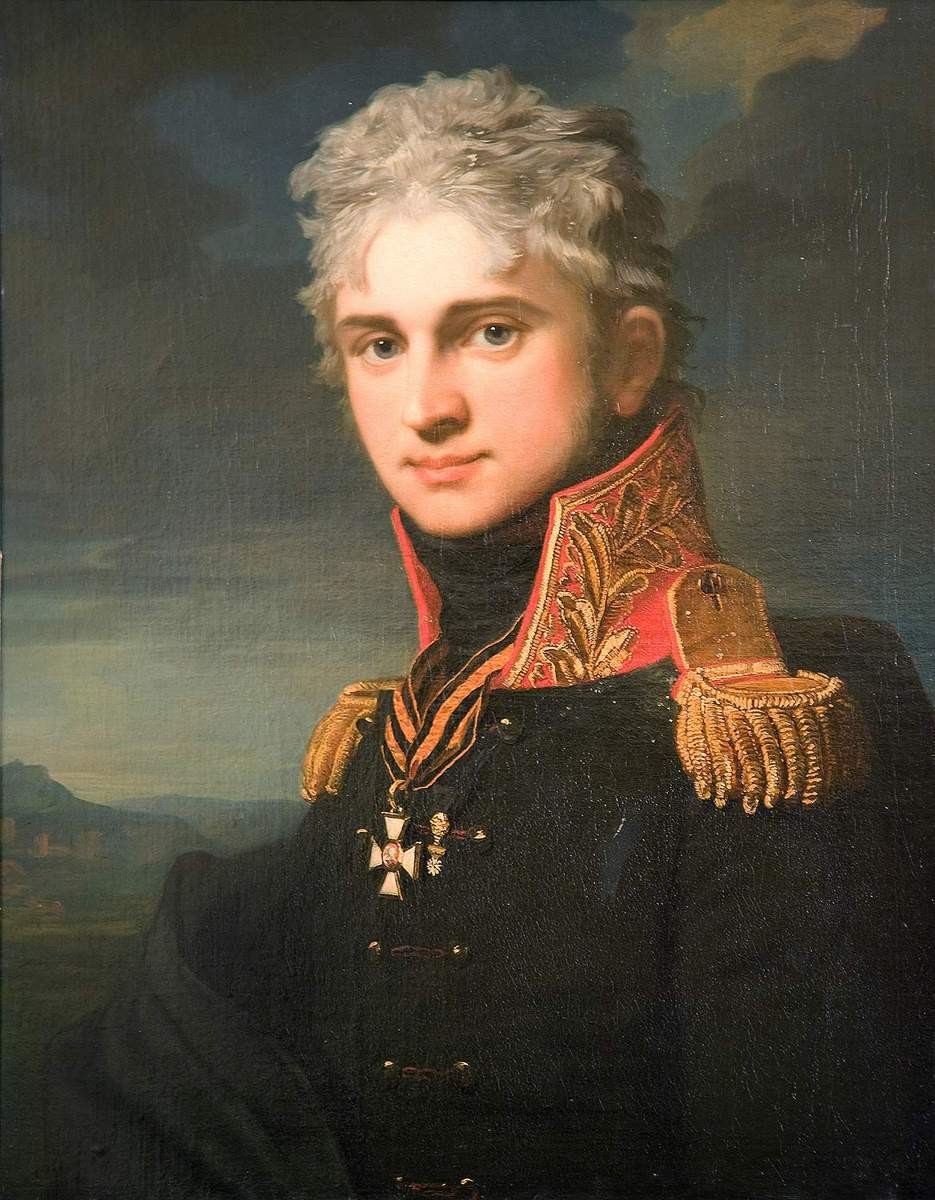 Портрет графа П. А. Строганова, Jean-Laurent Mosnier, 1808