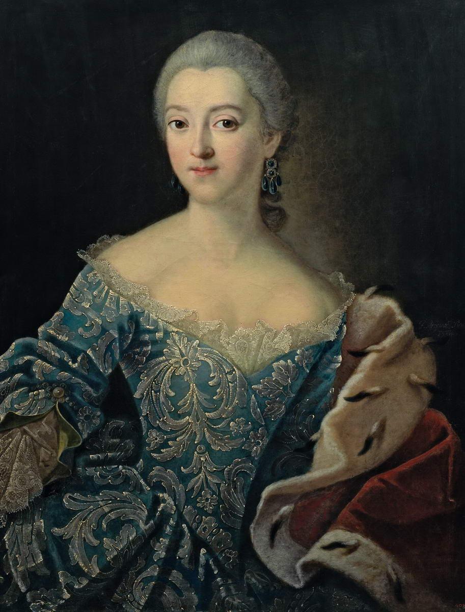 Портрет княгини Е. А. Лобановой-Ростовской, Ivan Argunov, 1754