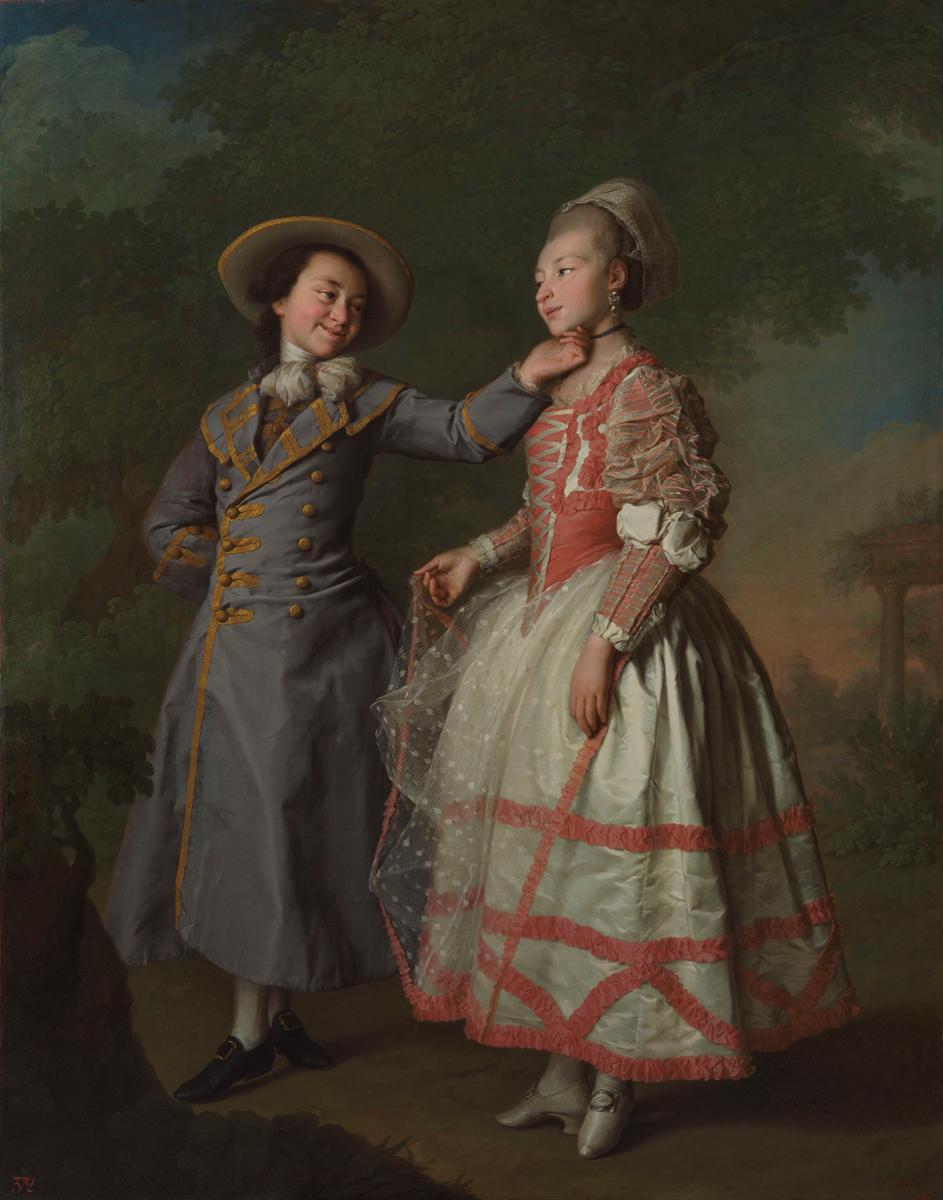 Портрет Е. Н. Хрущовой и Е. Н. Хованской, Dmitry Levitzky, 1773