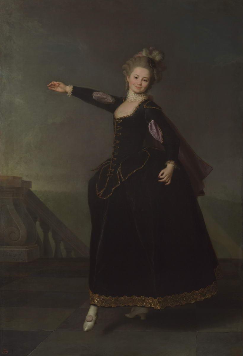 Портрет Н. С. Борщевой, Dmitry Levitzky, 1776