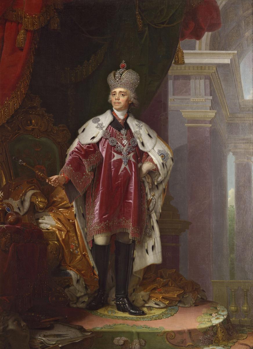 Портрет Павла I, Vladimir Borovikovsky, 1800