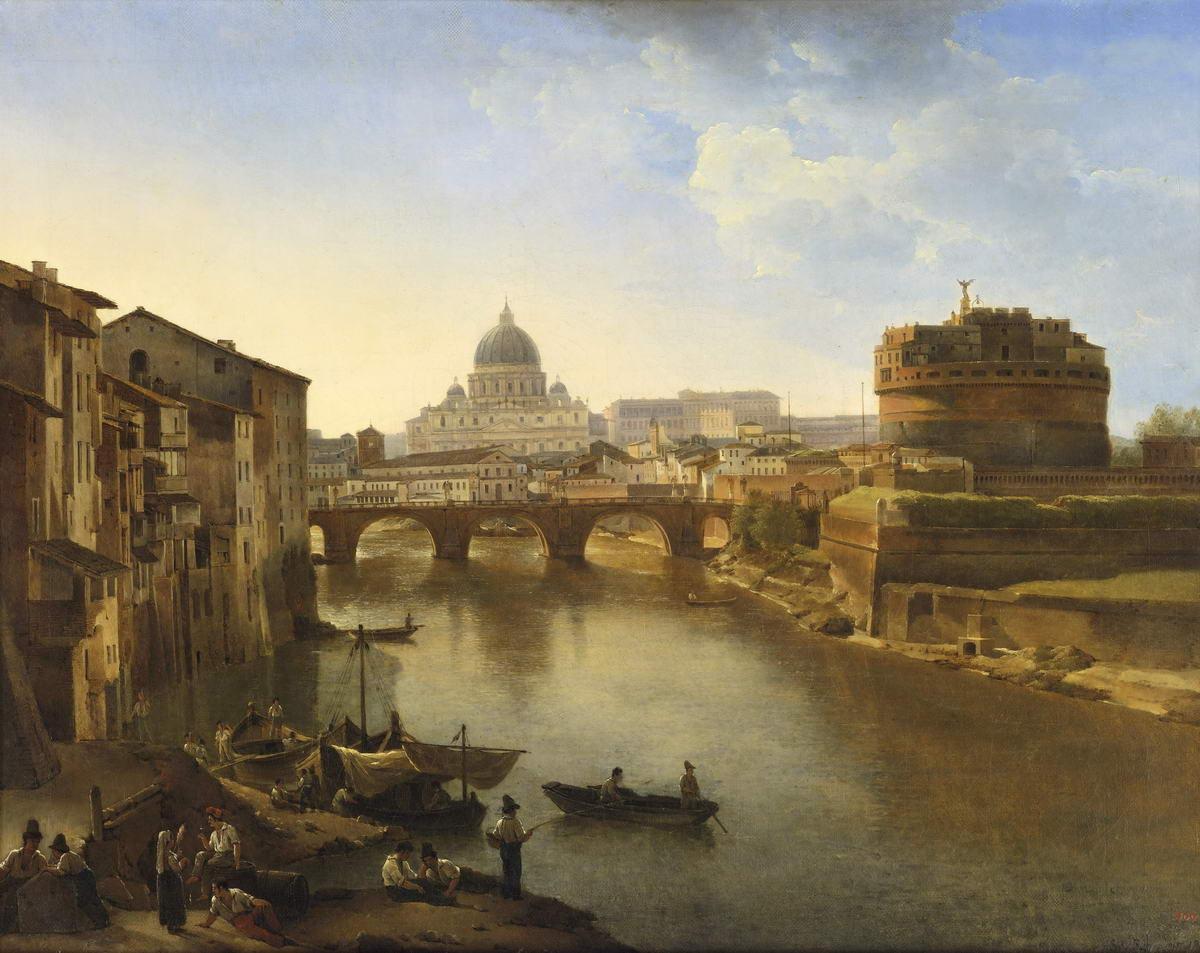 Новый Рим. Замок Святого Ангела, Sylvester Shchedrin, 1823
