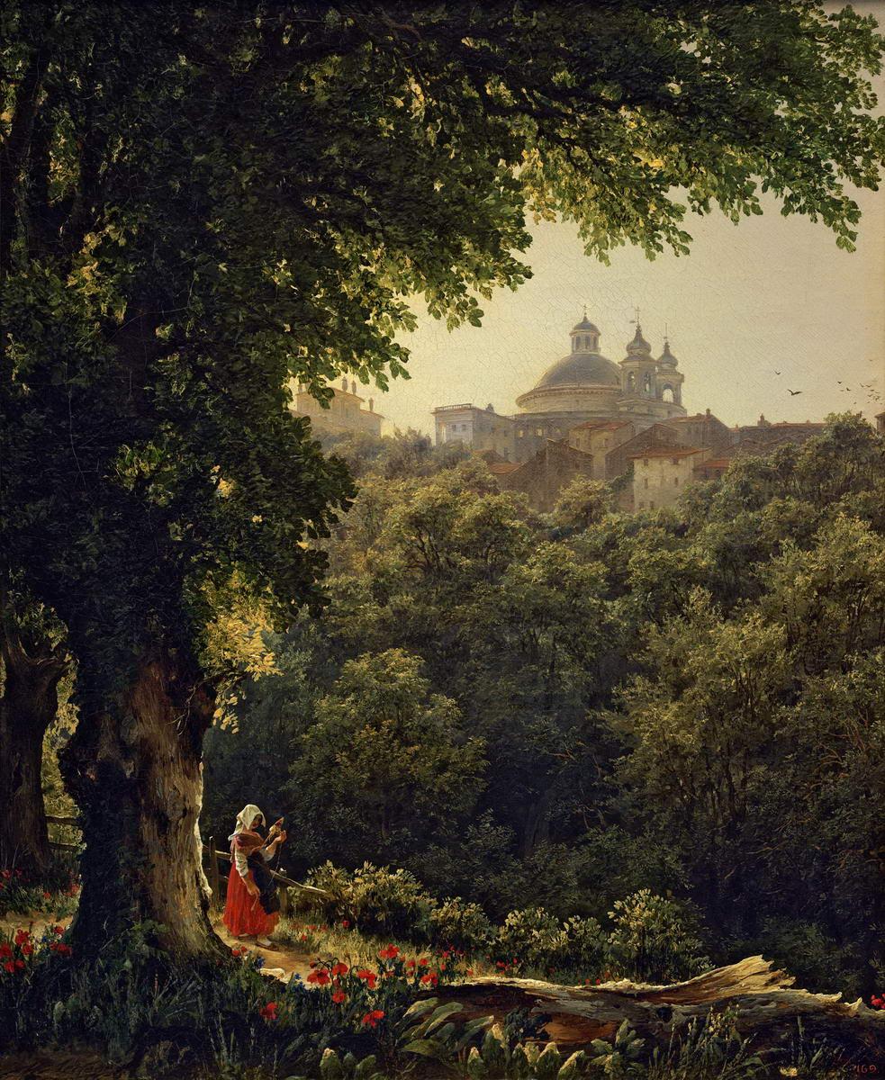 Аричча близ Рима, Mikhail Lebedev, 1836