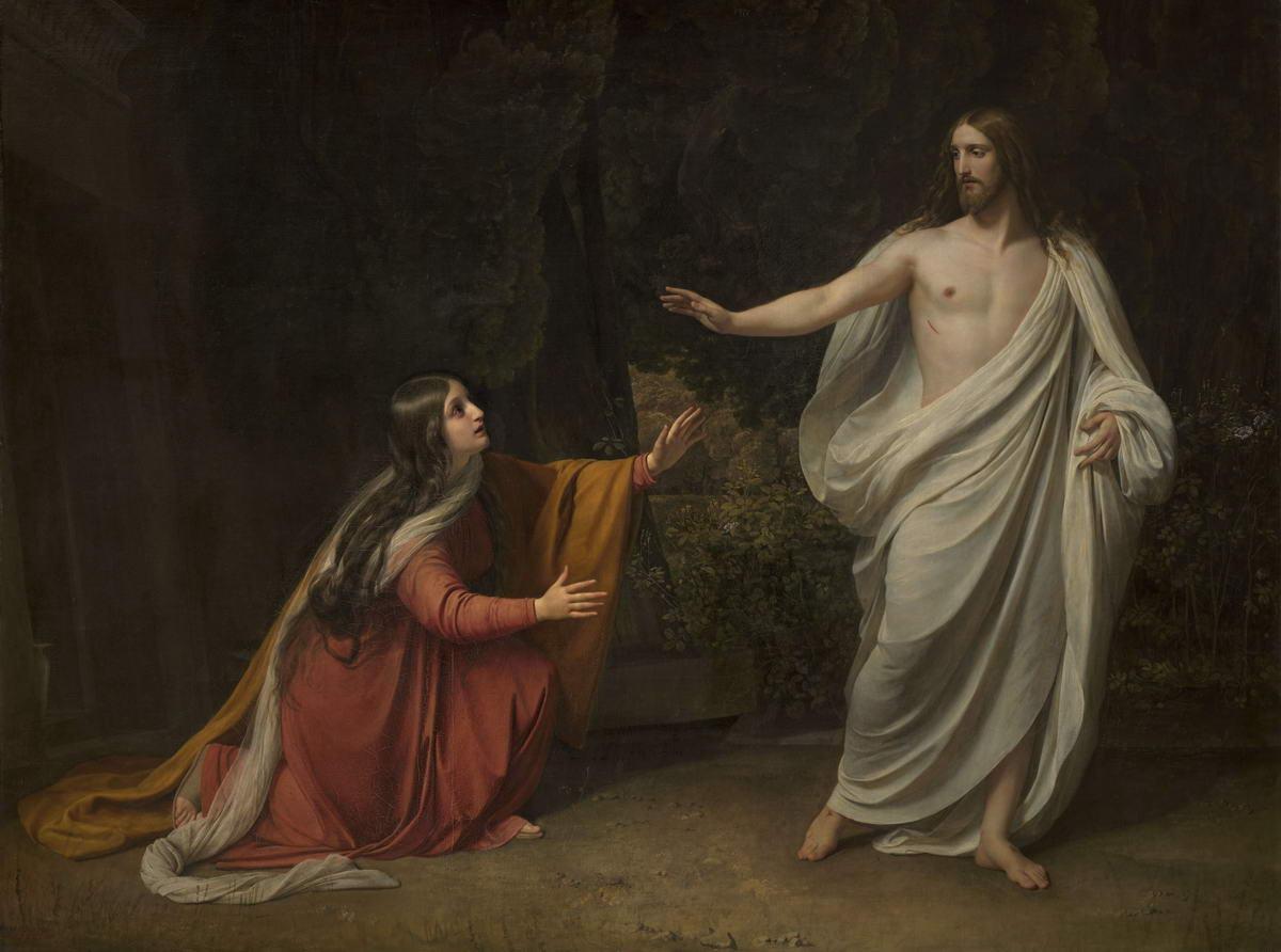 Явление Христа Марии Магдалине после Воскресения, Alexander Ivanov, 1835