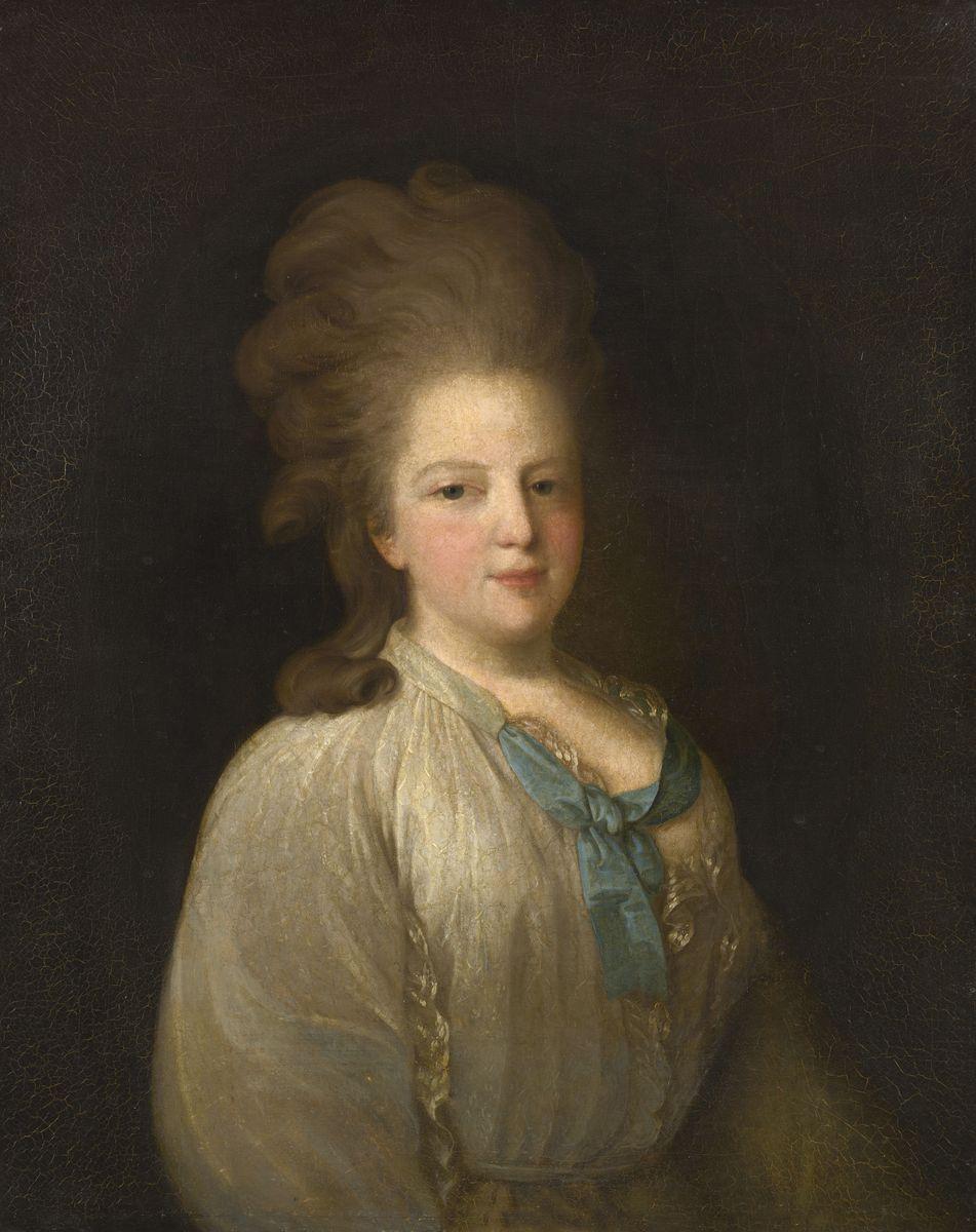 Портрет великой княгини Марии Федоровны, Fedor Stepanovich Rokotov, late 1770s