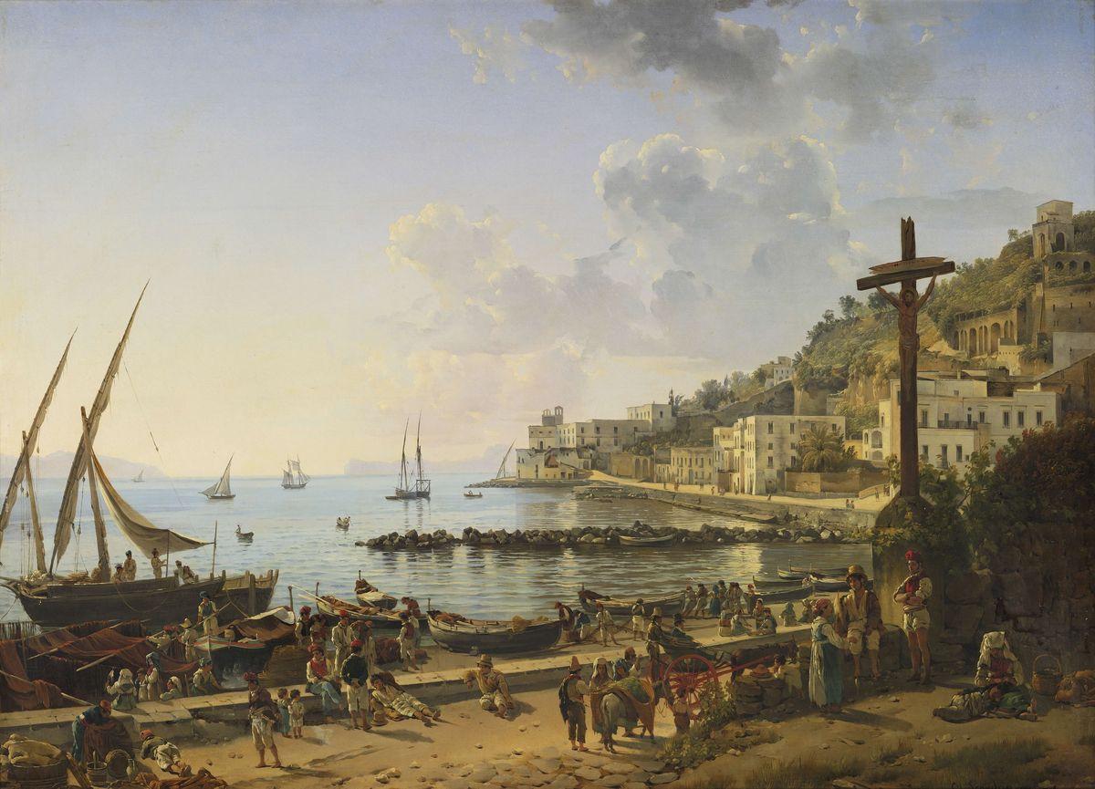 Набережная Мерджеллина в Неаполе, Sylvester Shchedrin, 1827