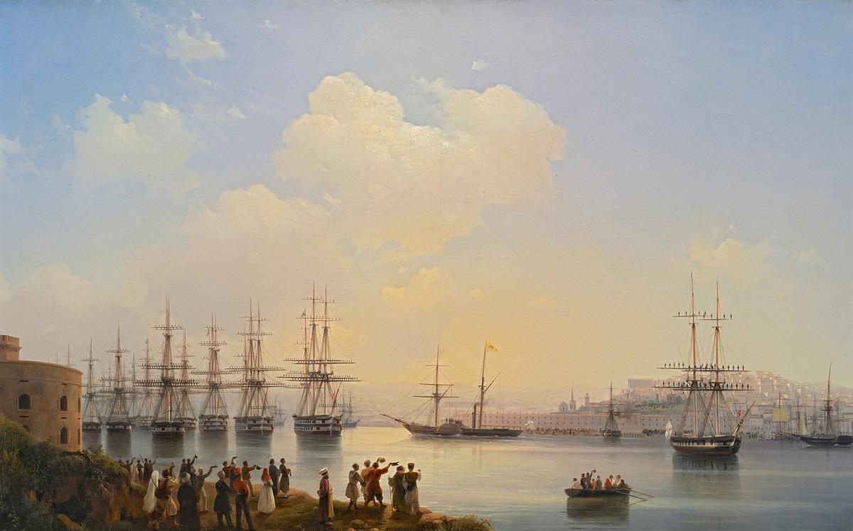 Русская эскадра на Севастопольском рейде, Ivan Aivazovsky, 1846