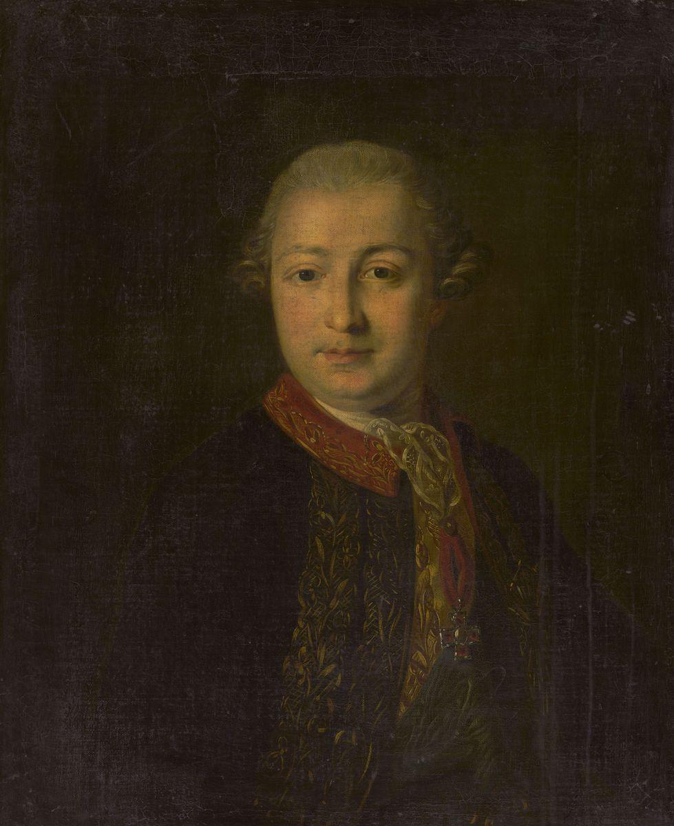 Портрет Ивана Ивановича Шувалова, Fedor Stepanovich Rokotov, no earlier than 3 August 1754