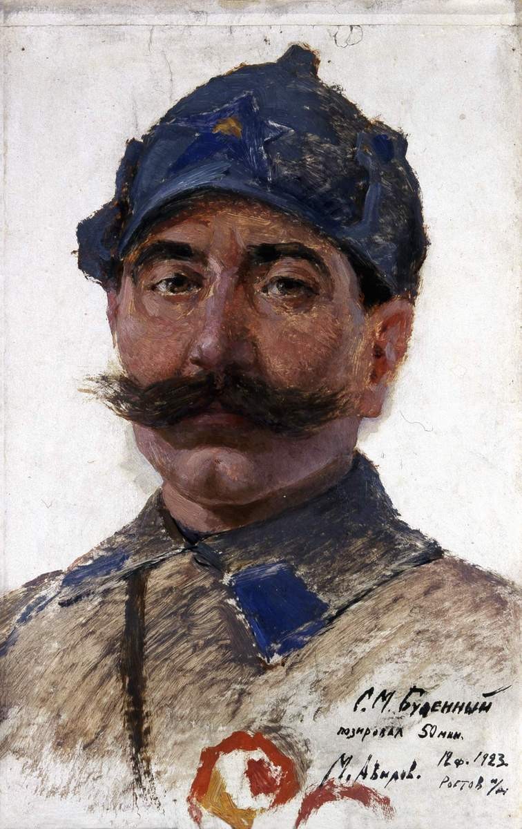Портрет С. М. Буденного, Mikhail Avilov, 1923