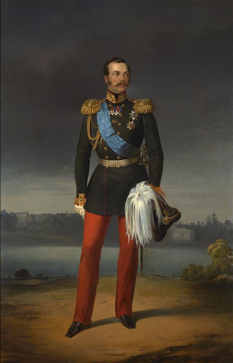 Портрет Александра II, Georg von Bothmann, 1856