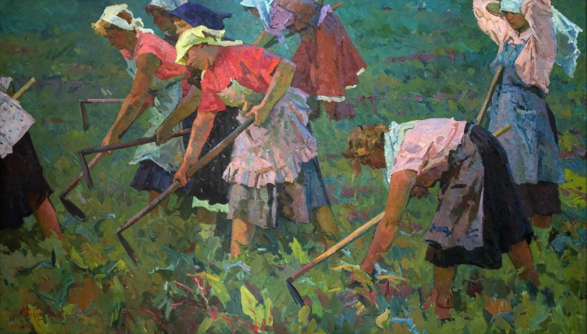 На поле, Aleksandr Pavlovich Bubnov, 1958–1960